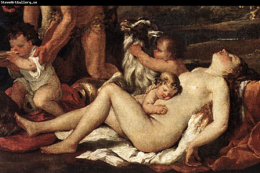 POUSSIN, Nicolas The Nurture of Bacchus (detail) af